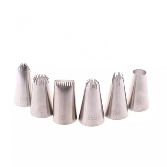 Russian Nozzles Set of 6 Pcs