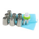 Russian Nozzles Set With Coupler & Icing Bag
