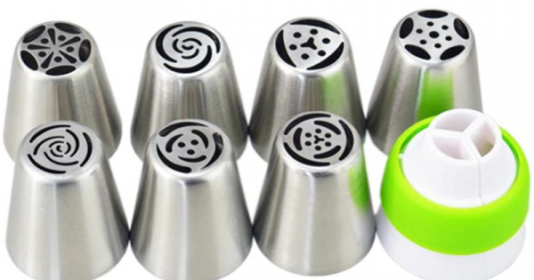 RUSSIAN NOZZLES SET OF PIECES WITH COUPLER