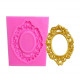 Oval Frame Fondant Mould