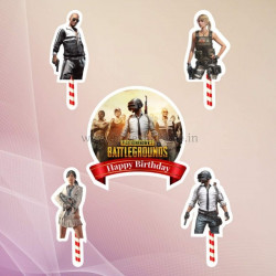PUBG Paper Toppers (Set of 5)
