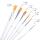 Paint Brush Set of 6 White