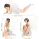 Pink Fairy With Wings Plastic Toys for Cake Decoration (Set of 3) Pink Fairy With Wings Plastic Toys for Cake Decoration (Set of 3)