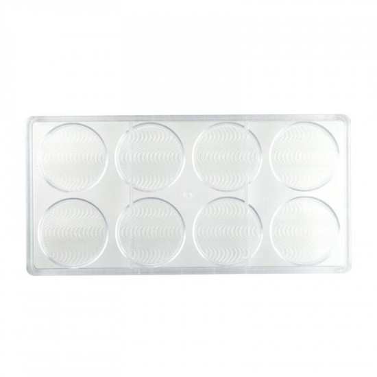 Round Wave Polycarbonate Chocolate Mould