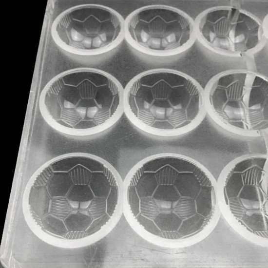 Football Shape Polycarbonate Chocolate Mould