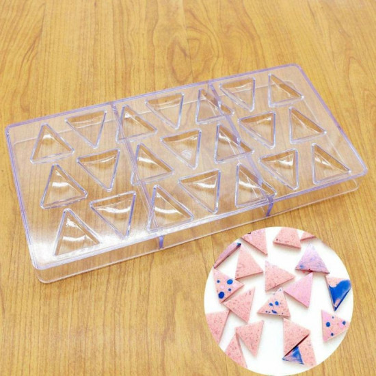 Triangle Shape Polycarbonate Chocolate Mould