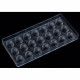 Swirl Dome Shape Polycarbonate Chocolate Mould