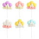 Soft Ball Cloud Cake Topper (Set of 2)