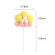 Soft Ball Cloud Cake Topper (Set of 2)