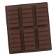 Rectangular Chocolate Bar 6 Cavity Silicone Mould