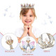 Rhinestone Pearl Butterfly Tiara Crown