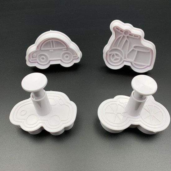 Transportation Plunger Cutter Set of 4 Pieces