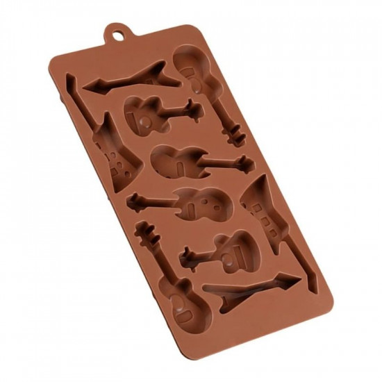 Guitars Silicone Chocolate Mould