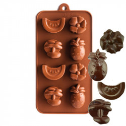Tropical Fruits Silicone Chocolate Mould