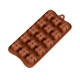 Criss Cross Braided Square Silicone Chocolate Mould