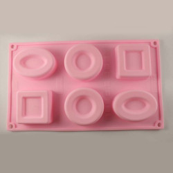 Geometrical Shaped Silicone Muffin Mould