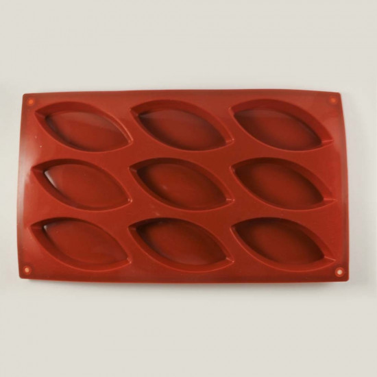 Leaf Shaped Silicone Muffin Mould