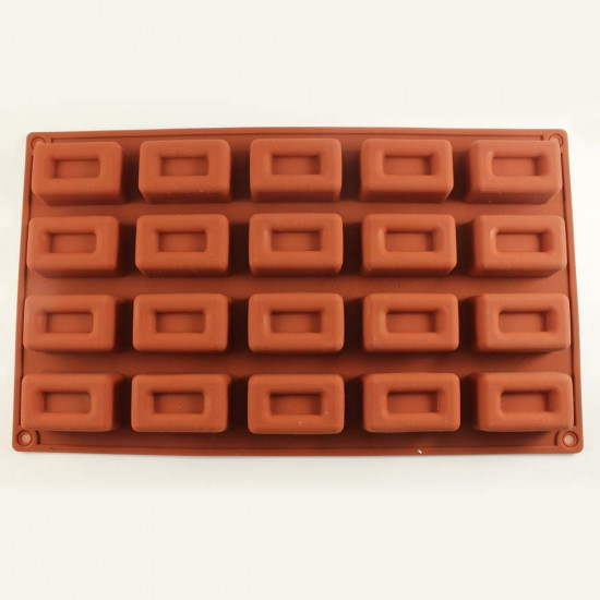 Rectangle Silicone Muffin Mould