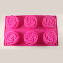 Rose Silicone Muffin Mould