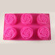 Rose Silicone Muffin Mould