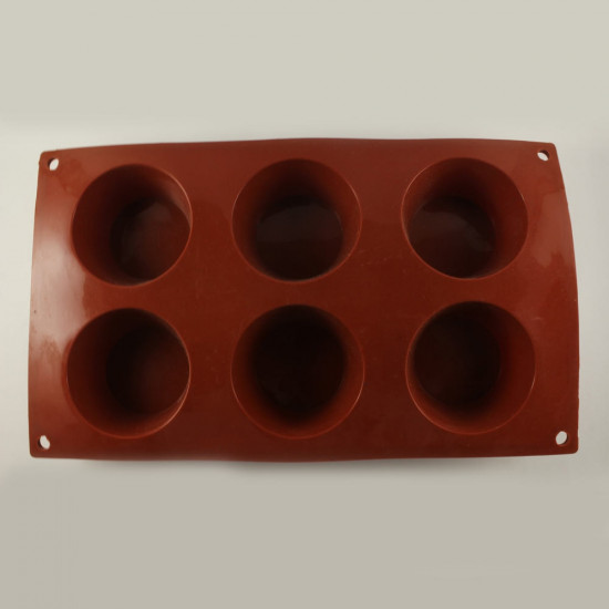 Round Shaped Silicone Muffin Mould
