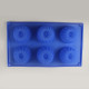 Swirl Round Shape Silicone Muffin Mould