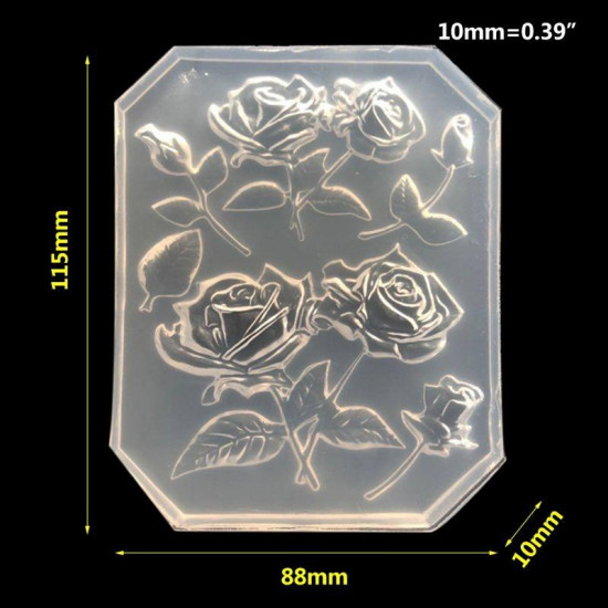 Silicone Soft Mould Rose Flowers