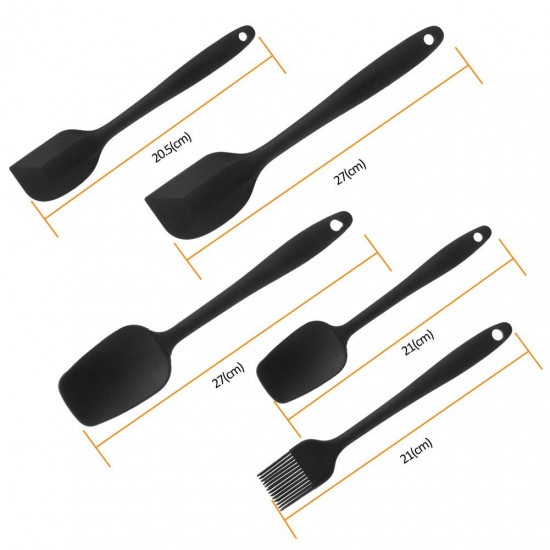 Silicone Spatula 5 Pieces Set