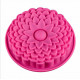 Chrysanthemum Flower Shape Silicone Cake Mould (Random Colour)