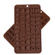 Numbers & Happy Birthday Letters Silicone Chocolate Mould