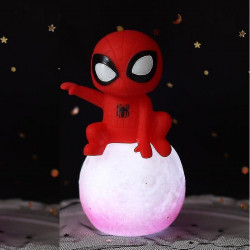 Spiderman Toy With Light Cake Topper