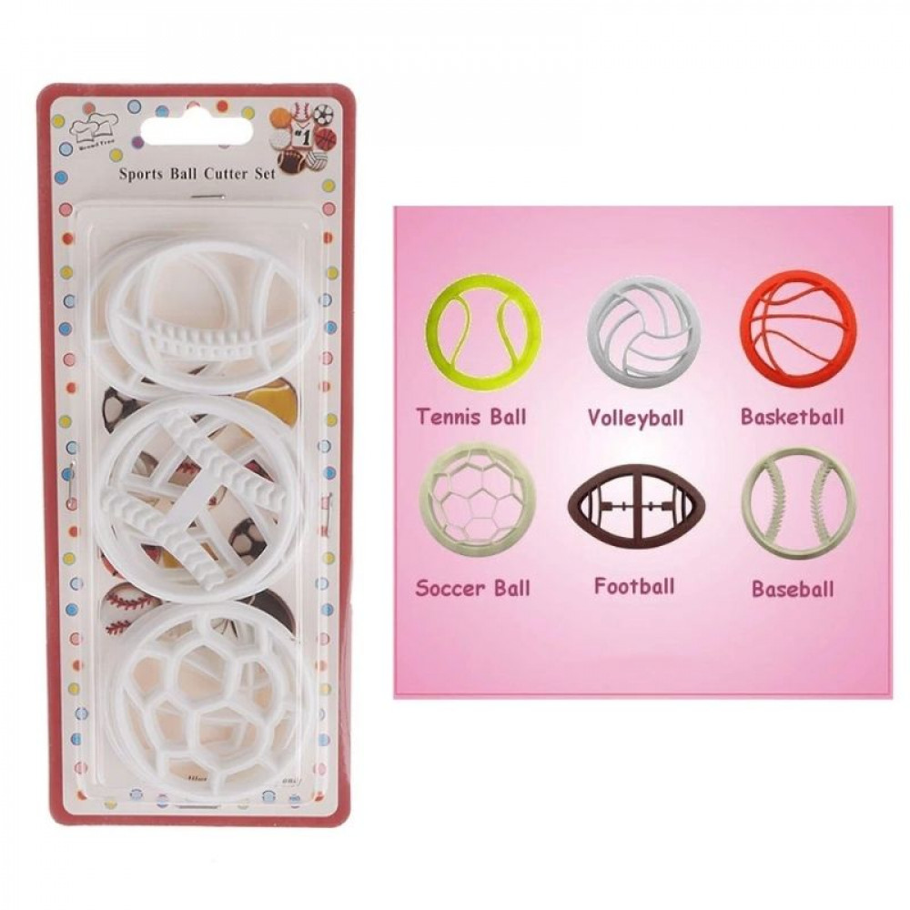 Sports Ball Cutter Set of 6