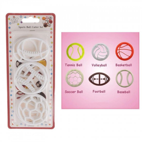 Sports Ball Cutter Set of 6