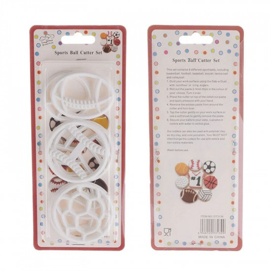 Sports Ball Cutter Set of 6