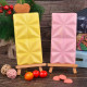 Chocolate Bar Silicone Mould - Squared Star (Style 7)