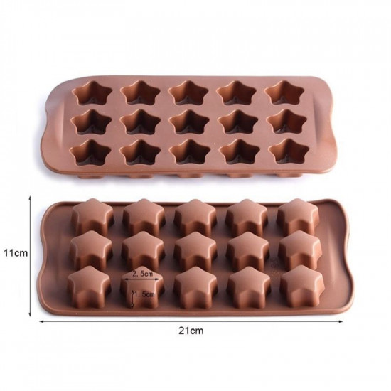 Star Shape (A) Silicone Chocolate Mould