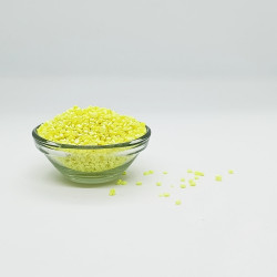 Lemon Yellow Sugar Pearl Beads (150 Gm)