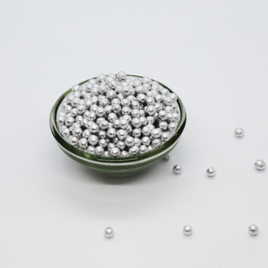 SUGAR PEARL BEADS - SILVER BIG - 150 GM