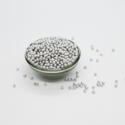 Silver Small Sugar Pearl Beads (150 Gm)