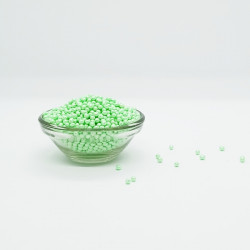 Light Green Sugar Pearl Beads (150 Gm)