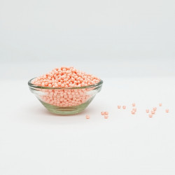 Orange Sugar Pearl Beads (150 Gm)