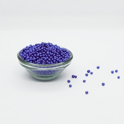 Royal Blue Sugar Pearl Beads (150 Gm)