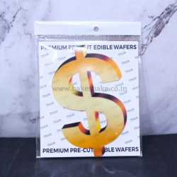 US Dollar Sign Edible Wafer T309 - Tastycrafts