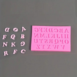 Uppercase English Alphabets Silicone Mould