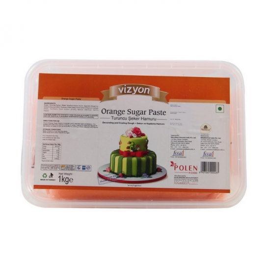 Orange Sugar Paste (1 Kg) - Vizyon