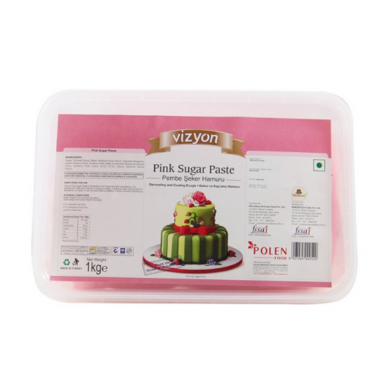 Pink Sugar Paste (1 Kg) - Vizyon
