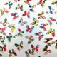 Abstract Red Wafer Butterflies WPC 15 (20 Pcs) - Tastycrafts Economy Pack