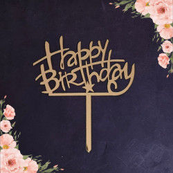 Happy Birthday Acrylic Cake Topper (ACT 115)