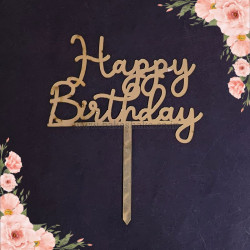 Happy Birthday Acrylic Cake Topper (ACT 116)