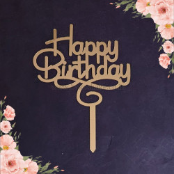 Happy Birthday Acrylic Cake Topper (ACT 117)